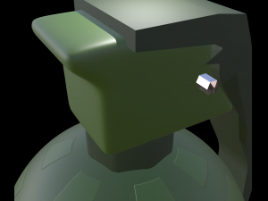 frag grenade 3D मॉडल