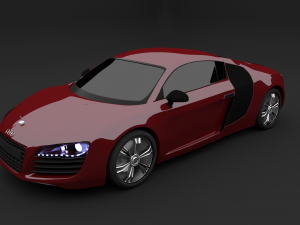 audi r8 Modelo 3D
