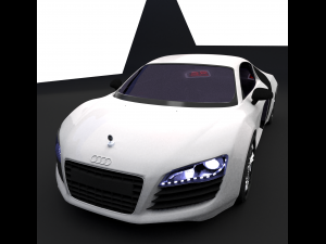 audi r8 3D 模型