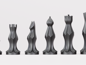 Chess set Modello di stampa 3D