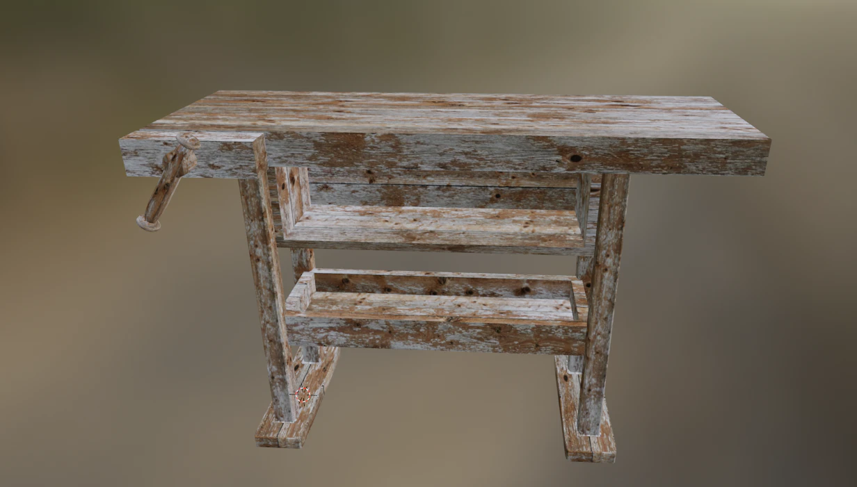 workbench 3D Model .c4d .max .obj .3ds .fbx .stl .blend 
