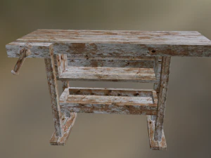 bancada de trabalho Modelo 3D