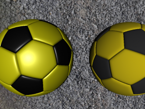 ball gold 3D-Modell