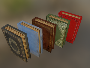 books 3D-Modell