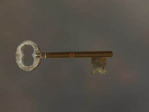 key Modello 3D