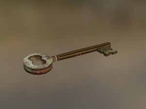 key 3D-Modell