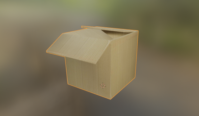 box 3D Модель .c4d .max .obj .3ds .fbx .stl .blend 