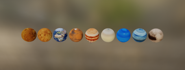 planets Modello 3D .c4d .max .obj .3ds .fbx .stl .blend 