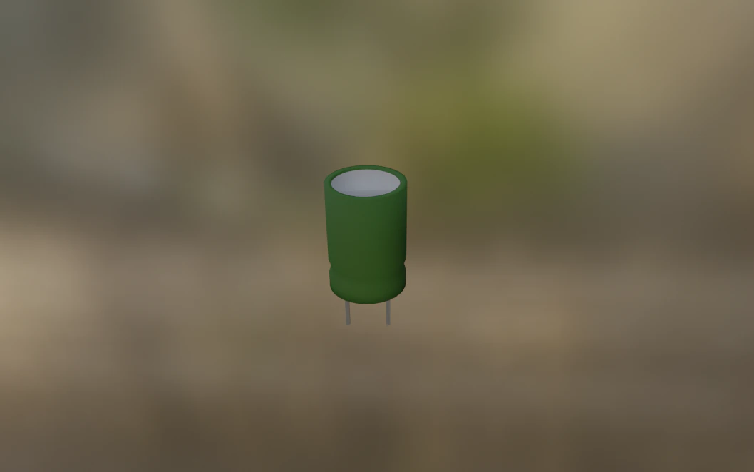 capacitor 3D Model .c4d .max .obj .3ds .fbx .stl .blend 