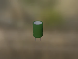 コンデンサ 3Dモデル