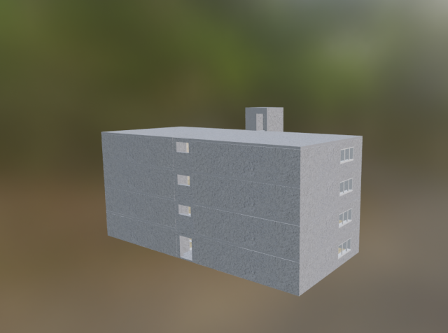 building Model 3D .c4d .max .obj .3ds .fbx .stl .blend 