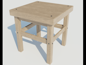 stool 3D 模型