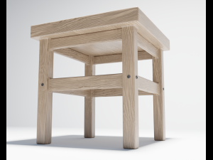 stool 3D मॉडल