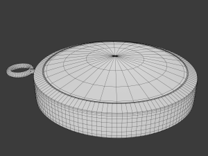 compass - low poly Modèle 3D