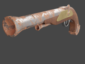 pirate - mid poly 3D Модель