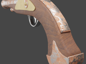 pirate - mid poly 3Dモデル