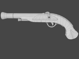pirate - mid poly 3Dモデル