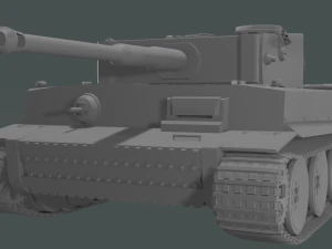 tigre tanque Modelo 3D