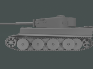 tank tiger 3D Модель
