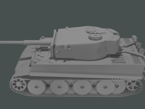 tank tiger 3D Модель