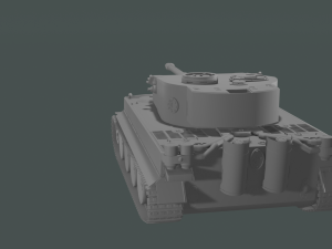 tank tiger 3D Модель