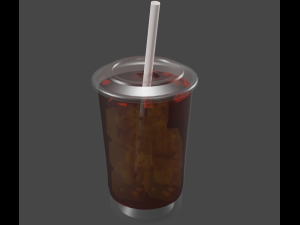 plastic cup of tea 3D Model