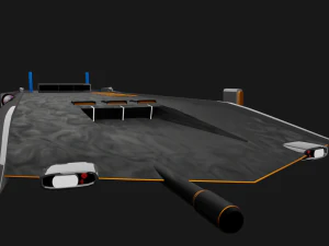 cargo spacecraft 3D Model