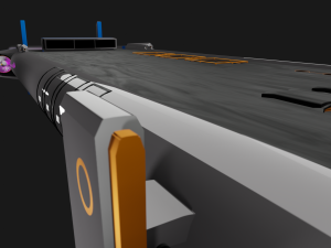 cargo spacecraft Model 3D