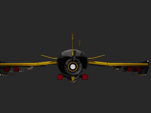 battle starship 3D Model