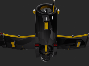 battle starship 3D Model