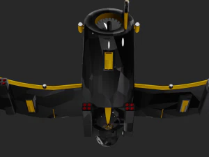 battle starship 3D Model