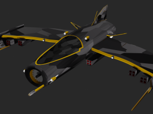 battle starship 3D Model