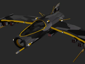 battle starship 3D Model