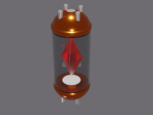 Technological flasks with crystal 3D मॉडल