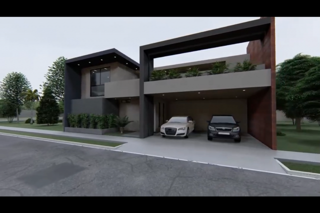 house 15mx25m Modèle 3D .c4d .max .obj .3ds .fbx .stl .blend 