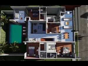 house 15mx25m Modèle 3D