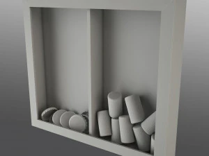wine and beer box 3D Model