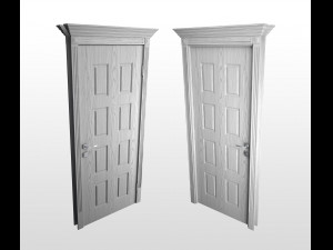 classic doors pack 20 items 3D मॉडल