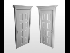 classic doors pack 20 items 3D मॉडल