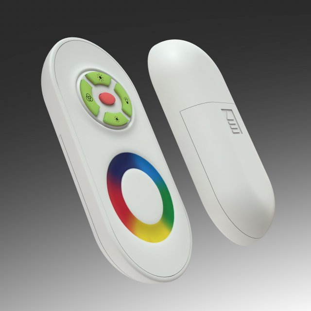 led remote control 3D Модель .c4d .max .obj .3ds .fbx .stl .blend 
