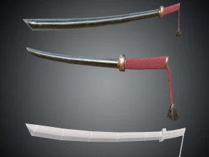 mu online lowpoly swords pack 1 3D Model