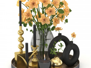 decorative set 3D मॉडल
