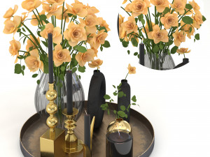 decorative set 3D मॉडल