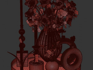 decorative set 3D मॉडल