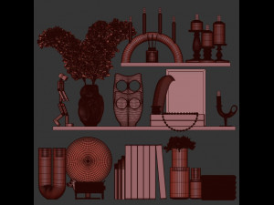 decorative set vol 02 3D 模型