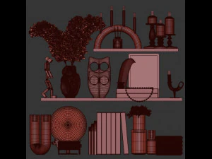 decorative set vol 02 3D Model