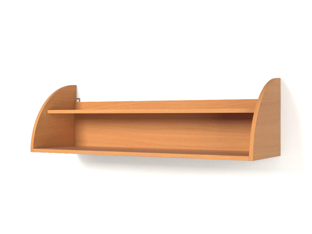 Shelf 3D Model .c4d .max .obj .3ds .fbx .stl .blend