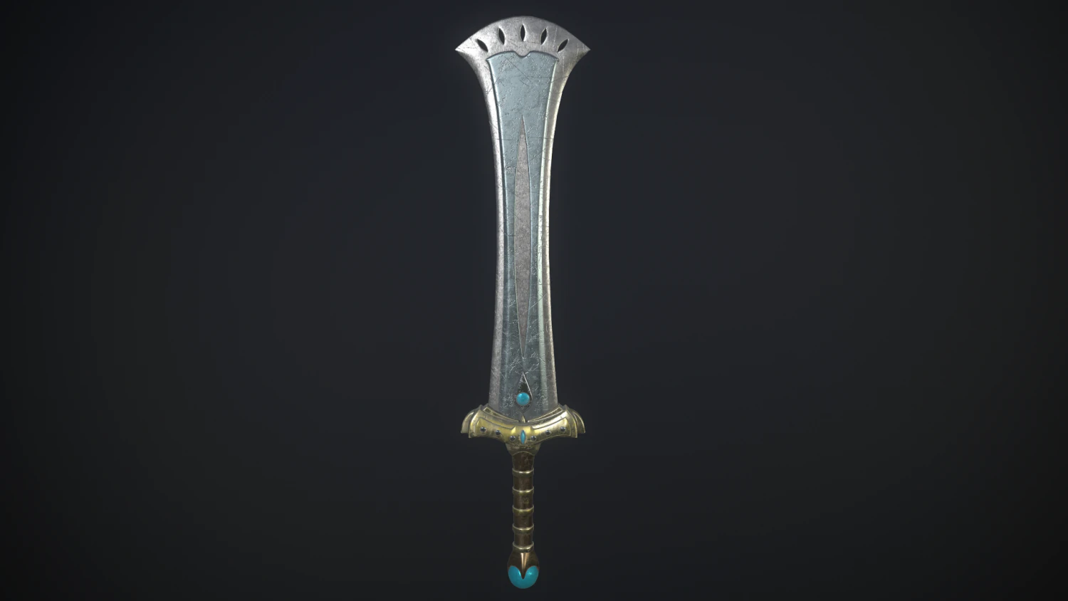 Sword 3D Model .c4d .max .obj .3ds .fbx .stl .blend 