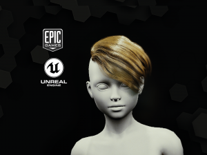 sam grooming real-time hairstyle unreal engine 46 3Dモデル