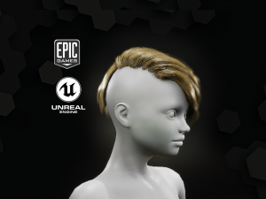 sam grooming real-time hairstyle unreal engine 46 3Dモデル